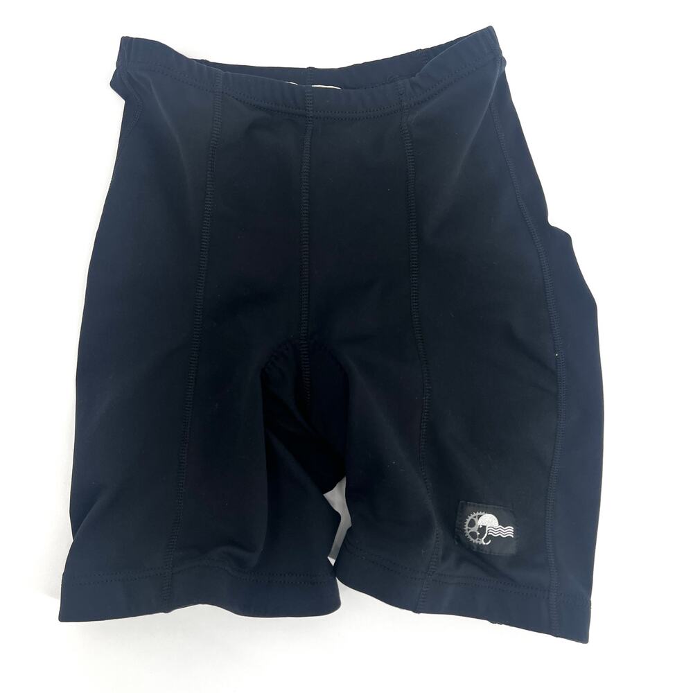 Vintage Terry Precision Womens Cycling Shorts Black Preowned